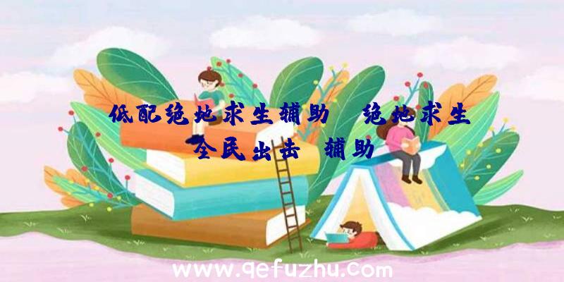 「低配绝地求生辅助」|绝地求生全民出击